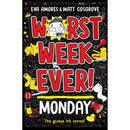 Worst Week Ever! Series 4 Books Collection Set (Monday, Tuesday, Wednesday, Thursday)