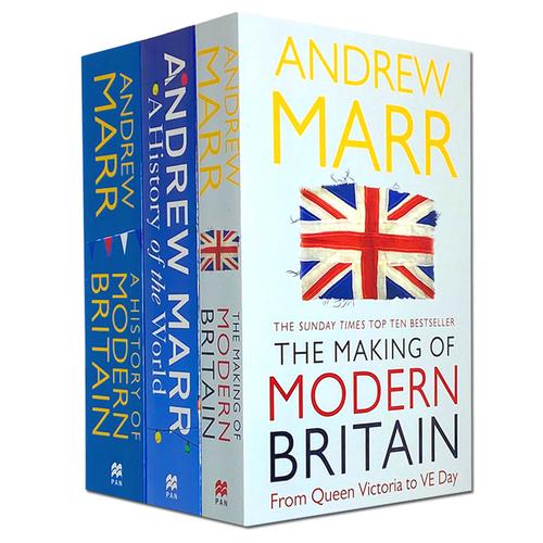 Andrew Marr Collection 3 Books Set (A History of Modern Britain, The Making of Modern Britain, A History of the World)