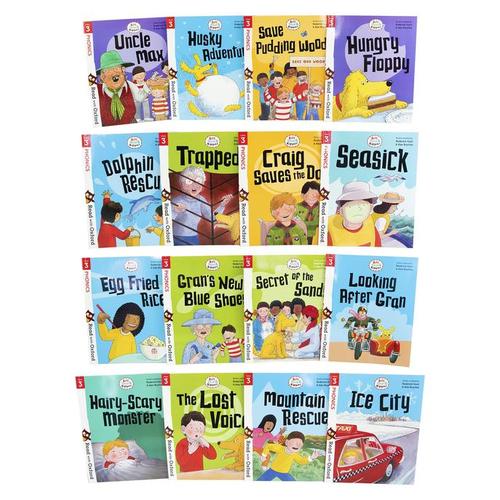 Biff Chip And Kipper Stage 3 Read With Oxford For Age 5 - 16 Books Collection Set