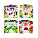 First Nature 4 Books Childrens Collection Set (Ant, Bee, Caterpillar &amp; Ladybird)