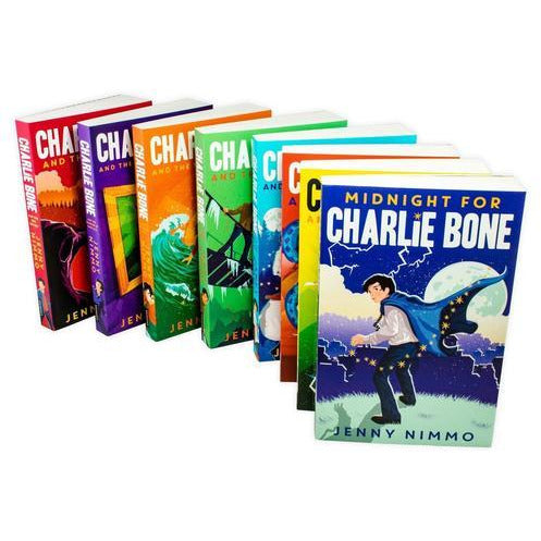 Charlie Bone Collection 8 Books Set by Jenny Nimmo The Time Twister The Blue Boa The Hidden King, The Red Knight, The Shadow of Badlock