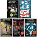 Robert Hunter Series Vol 6-10 Collection 5 Books Set By Chris Carter (An Evil Mind, I Am Death, The Caller, Gallery of the Dead and Hunting Evil)