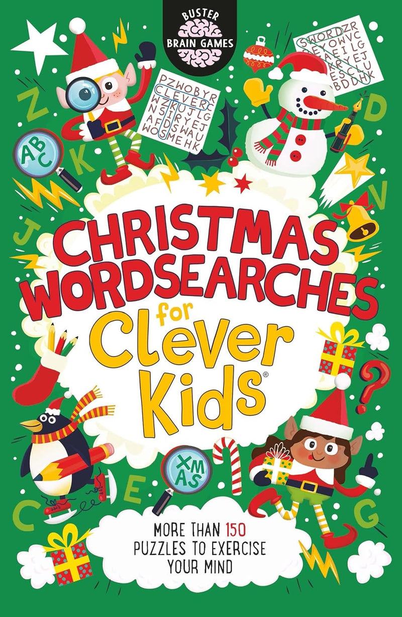 Brain Games For Clever Kids 7 Books Collection Set (Amazing Brain Games, Sudoku Games, Brain Gaming, Wordsearch Workouts, Crossword Challenges, Word Games, Christmas Wordsearches)