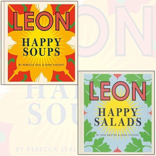 Happy Leons 2 Books Collection Set - Leon Happy Soups, Leon Happy Salads