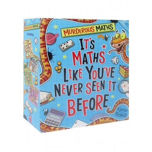 Murderous Maths 4 Book Set By Kjartan Poskitt Maths Like You Never - books 4 people