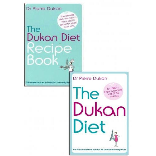 The Dukan Diet Recipe Book Pierre Dukan Collection Set New Lose Weight - books 4 people