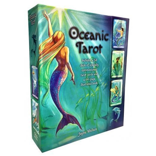 Oceanic Tarot Deck Cards Collection Box Gift Set Mind Body Spirit Mermen Mermaid - books 4 people