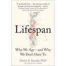 Lifespan & The Telomere Effect 2 Books Collection Set – Healthy Aging & Longevity Collection