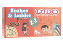 Snakes and Ladders & Ludo 2 in 1 Traditional Board Game Set For Ages 6+