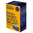 The Complete Hitchhiker's Guide to the Galaxy 5 Books Boxset by Douglas Adams NEW COVER