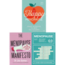 The Menopause Manifesto, the happy menopause, Menopause concise manual (Hardback) 3 Books Collection Set