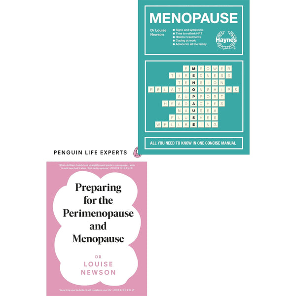 Menopause: All you need to know in one concise manual(Hardback), Preparing for the Perimenopause and Menopause 2 Books Collection Set
