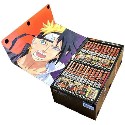 Naruto Box Set 3 - 49-72 Complete Childrens Gift Set Collection Masashi Kishimoto