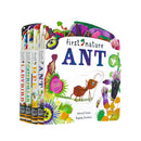 First Nature 4 Books Childrens Collection Set (Ant, Bee, Caterpillar &amp; Ladybird)