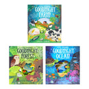 Peep Inside Goodnight World Little Explorers 3 Books Collection Box Set (Goodnight Farm, Goodnight Forest, Goodnight Ocean)