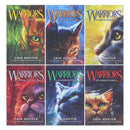 Warrior Cats Series 1 The Prophecies Begin - 6 Books Collection Set By Erin Hunter NEW COVER