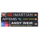 Andy Weir Collection 3 Books Set (The Martian, Artemis & Project Hail Mary)