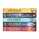 Jack Reacher Series (26-30) Collection 5 Books Set By Lee Child (Better Off Dead, No Plan B, The Secret, In Too Deep, Exit Strategy)