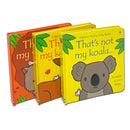 Usborne That's Not My Australian Animals 3 Book Collection Set Koala, Wombat, Kangaroo
