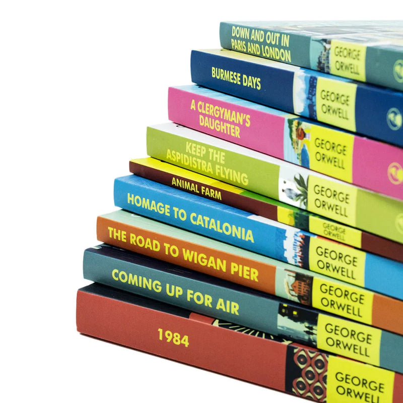 The Greatest Works of George Orwell 9 Books Set (Homage to Catalonia,