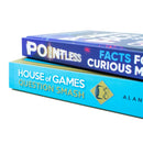 Alan Connor Quiz Books Collection 2 Books Set (House of Games Question Smash and Pointless Facts for Curious Minds)