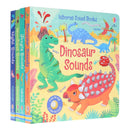 Usborne Sound Books Series 1 Collection 4 Books Set Jungle, Dinosaur, Woodland, Night