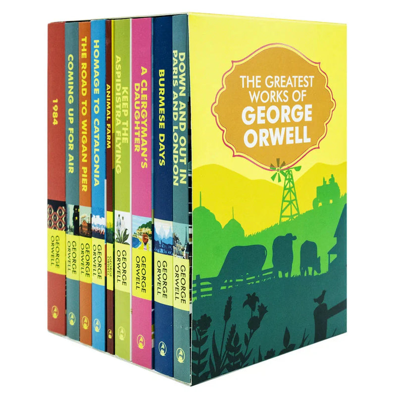 【3冊セット】e Orwell 作品集 The Greatest Works of George Orwell 9 Books Set (Homage to Catalonia,