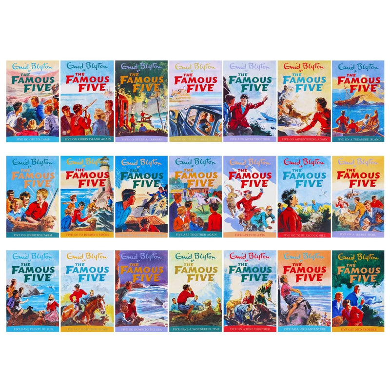 英語児童小説／The Famous Five 22冊ボックスセット Famous Five by Enid Blyton Complete 22 Books – American Bookworm