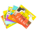 Axel Schefflers Flip Flap Series 5 Books Collection (1-5) (Farm, Jungle, Pets, Zoo, Minibeasts)