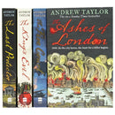 James Marwood & Cat Lovett Series – 4 Book Collection Set by Andrew Taylor | The Ashes of London, The Fire Court, The King’s Evil & The Last Protector | Historical Mystery Fiction