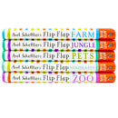 Axel Schefflers Flip Flap Series 5 Books Collection (1-5) (Farm, Jungle, Pets, Zoo, Minibeasts)