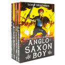Tony Bradman Historical Adventures Collection 4 Books Set (Viking Boy, Greek Boy, Anglo-Saxon Boy & Roman Boy)