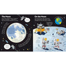 Usborne Lift-The-Flap Look Inside: Space by Rob Lloyd Jones - An interactive lift-the-flap introduction to galaxies, stars and the moon for young children