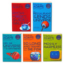 The Complete Hitchhiker's Guide to the Galaxy 5 Books Boxset by Douglas Adams NEW COVER