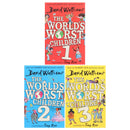 The World's Worst Children Series (illustrated) by David Walliams 3 Books Collection Set