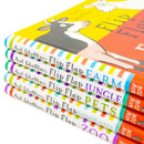 Axel Schefflers Flip Flap Series 5 Books Collection (1-5) (Farm, Jungle, Pets, Zoo, Minibeasts)
