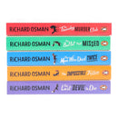 Thursday Murder Club Mysteries Series 1-5 Books Collection Set By Richard Osman (The Thursday Murder Club, The Man Who Died Twice, The Bullet That Missed, Last Devil To Die and The Impossible Fortune)