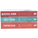 The Vipers Series 3 Books Collection Set by Rina Kent (Beautiful Venom, Sweet Venom and Tempting Venom)
