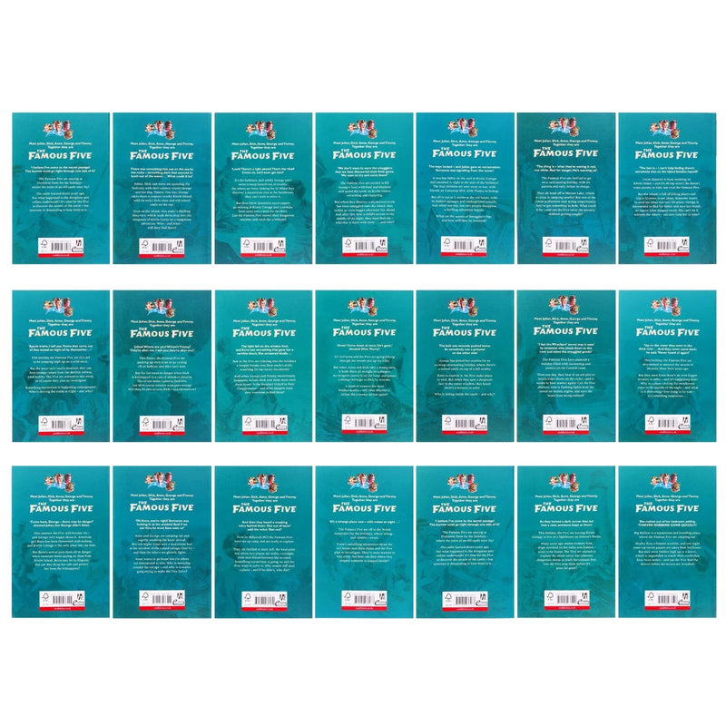 Famous Five books Box Set pack 21 books collection By Enid Blyton