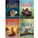 Katherine Applegate 4 Books Collection Set – The One and Only Family & Heartwarming Story Collection for Kids