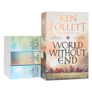Kingsbridge 4 Book Collection Set by Ken Follett | Epic Historical Fiction Series – Pillars of the Earth, World Without End, A Column of Fire, The Evening and the Morning