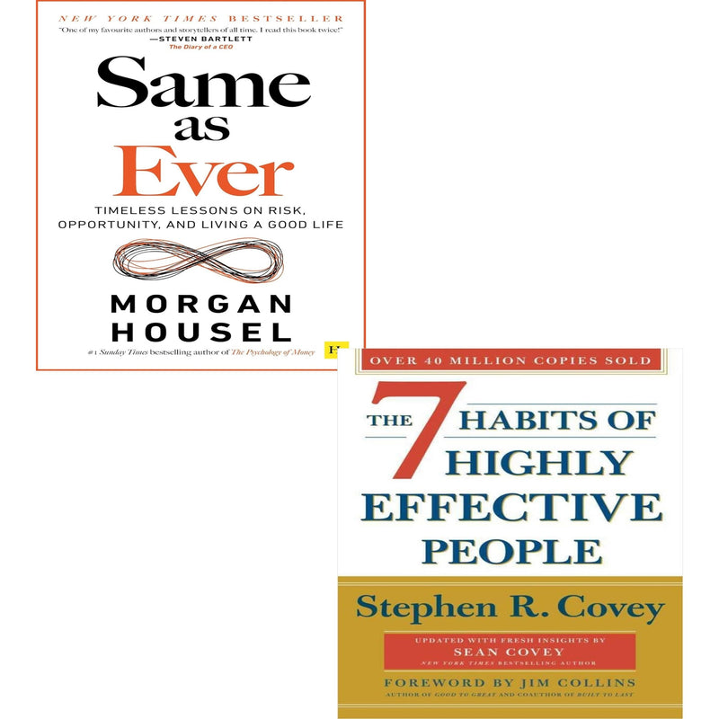 Same as Ever, The 7 Habits of Highly Effective People 2 Books Collection Set
