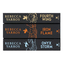 The Empyrean Series 3 Books Collection Set by Rebecca Yarros - Onyx Storm, Iron Flame, Fourth Wing - Bestselling Fantasy Romance Series