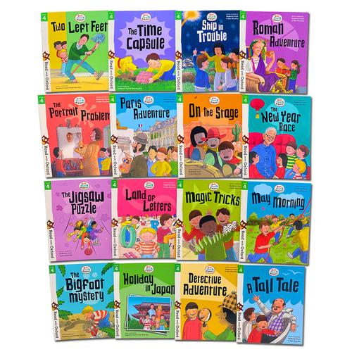 Biff, Chip and Kipper Stage 4-5 Read with Oxford: 32 Phonics Books Collection Set
