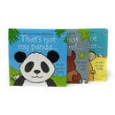 Usborne Thats Not My Animals 3 Books Collection Set Pack Panda Squirrel Hamster Touchy-feely Board Books