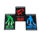Monster Series 3 Book Set by Michael Grant – Monster, Villain & Hero YA Sci-Fi Thriller Collection