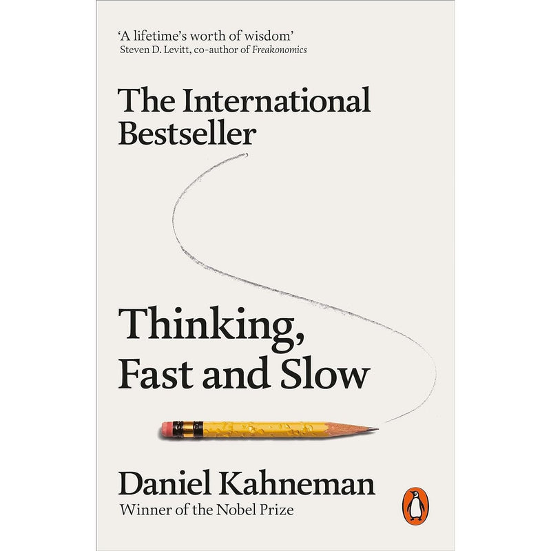 Thinking Fast and Slow, Drive, Atomic Habits and 7 Habits of Highly Effective People 4 Books Set