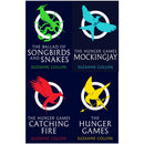 Hunger Games Collection by Suzanne Collins - 4 Books Set - The Ballad of Songbirds and Snakes