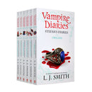 Vampire Diaries Stefan's Diaries The Complete Collection Books 1 - 6 Box Set by L. J. Smith (Origins, Bloodlust, Craving, Ripper, Asylum & Compelled)