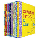Baby University Collection 8 Books Set By Chris Ferrie (Quantum Physics, General Relativity, Newtonian Physics, Rocket Science, ABCs of Space, ABCs of Physics, ABCs of Science, ABCs of Mathematics)